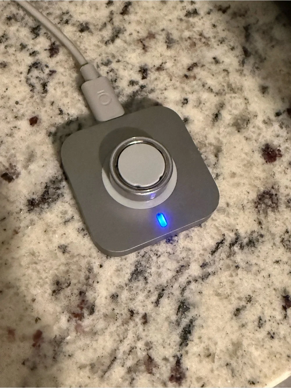 Oura ring — brushed silver size 7 — Gen 4